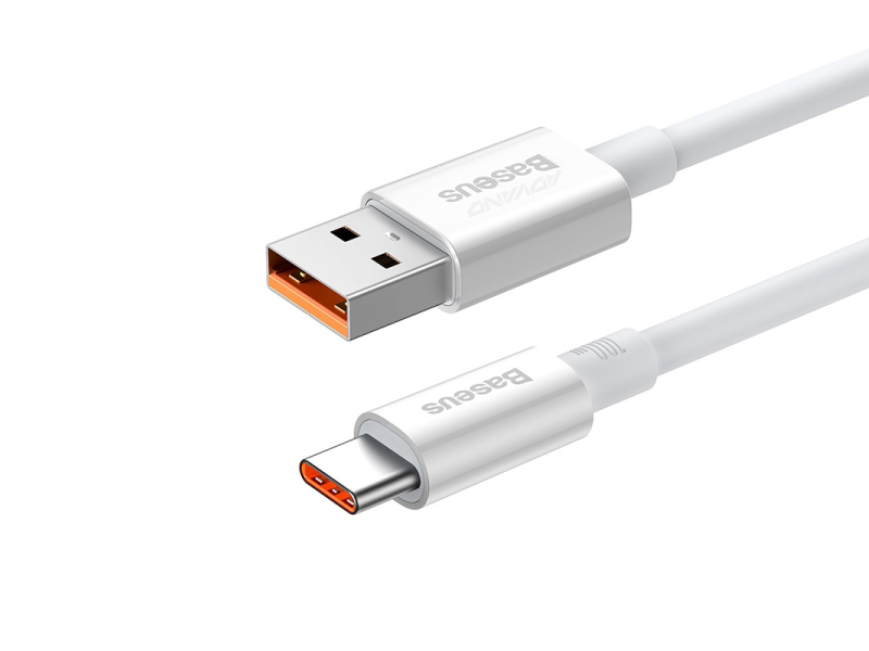 BASEUS Superior Series USB-USB-C,kábel, 100W, 1,5 m (fehér)